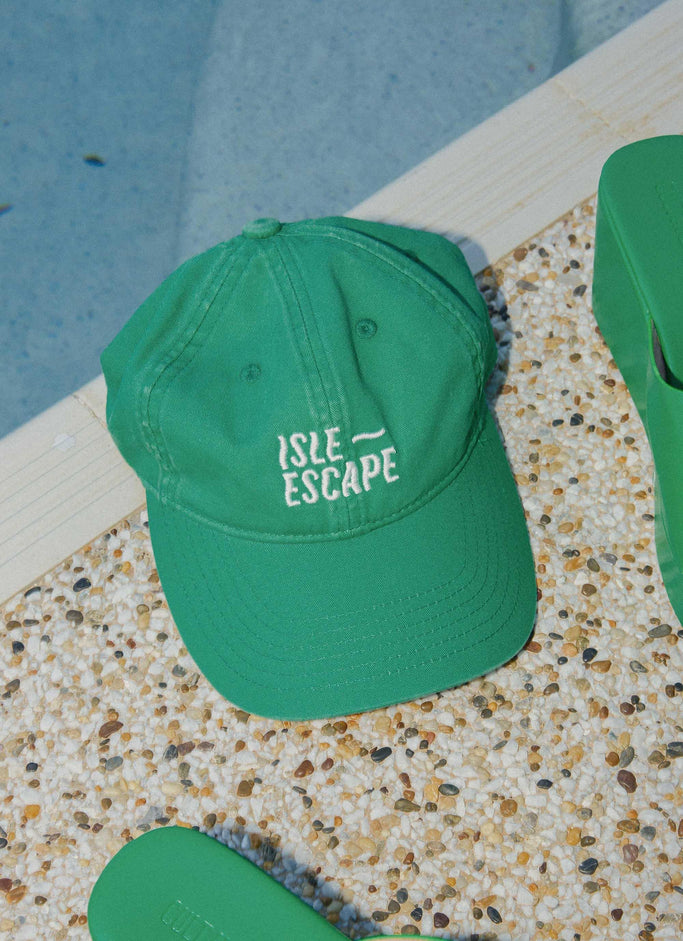 Isle Escape Dad Cap - Jade Green